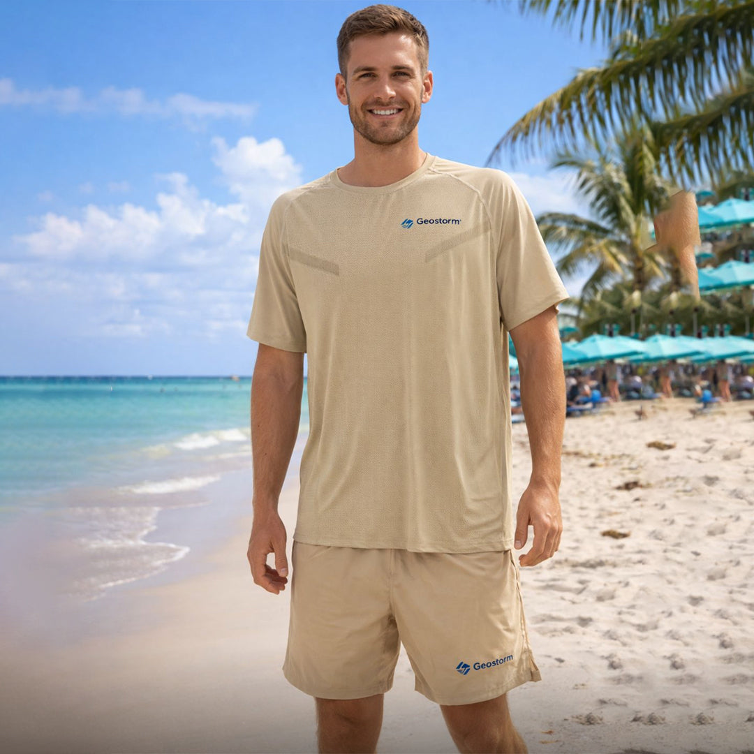Geostorm Men’s Performance T-Shirt & Shorts Set